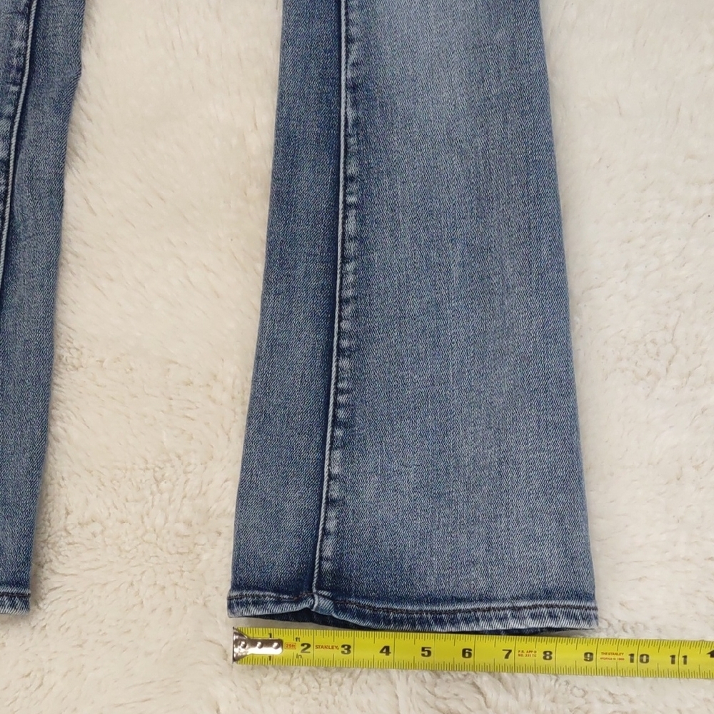 DISCLOSURE Blue Flare Wide Leg Jeans - Picture 11 of 16